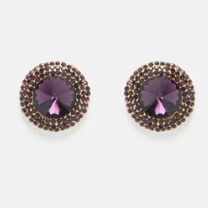 Rhinestone Stud Earrings